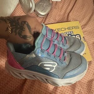 Girls Skechers slip ins